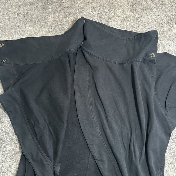 Lululemon Savasana Wrap Womens 4 Black Long Sleeve Jacket Athleisure - Picture 8 of 15